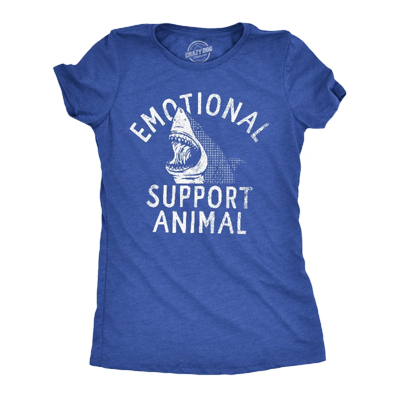 Online Specials Emotional Support Animal Shark Women's T Shirt