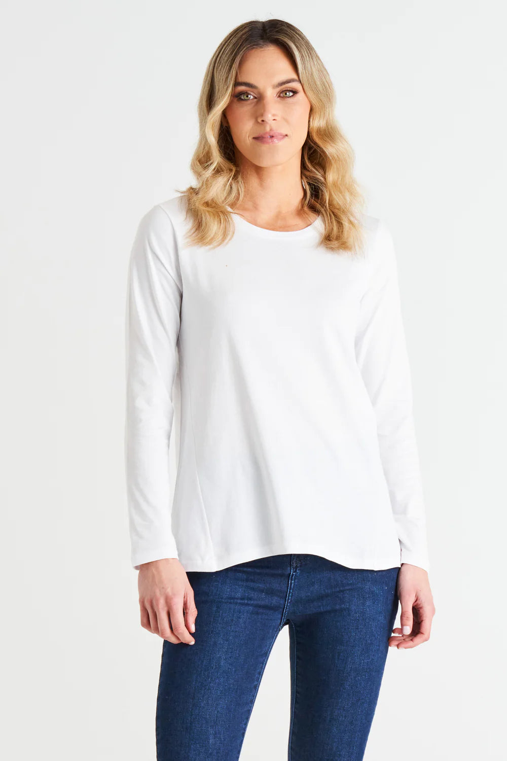 Sydney Long Sleeve Tee - White