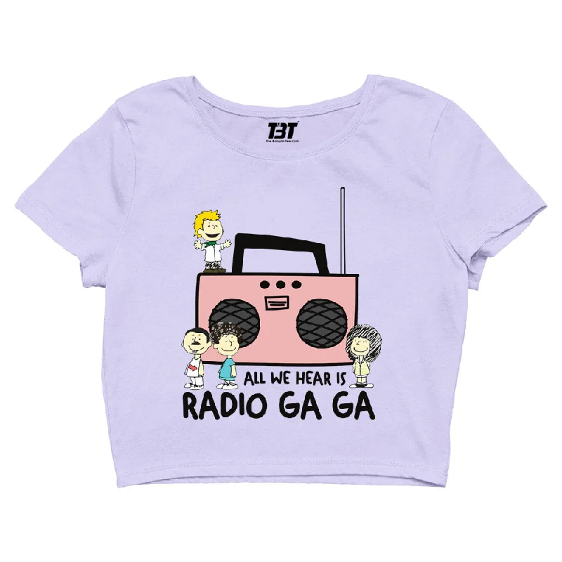 Queen Crop Top - Radio Ga Ga