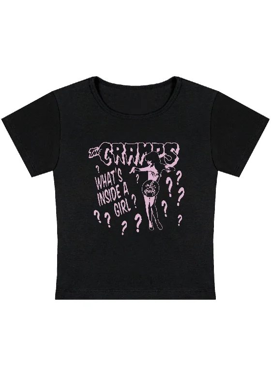 What's Inside A Girl Y2K Baby Tee