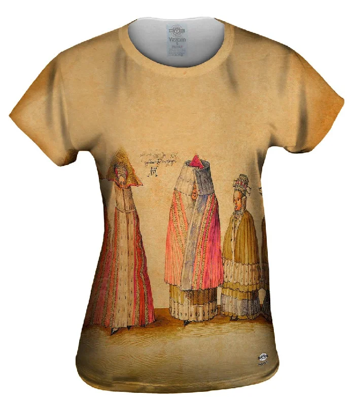Stock Up Albrecht Durer - "Three Mighty Ladies from Livonia" (1521)