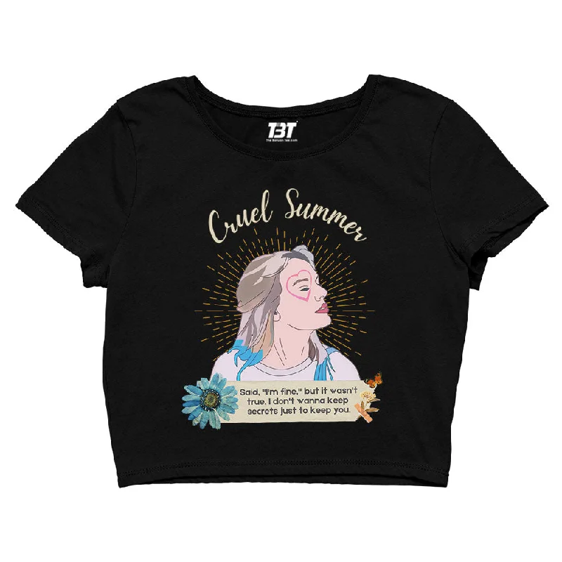 Taylor Swift Crop Top - Cruel Summer