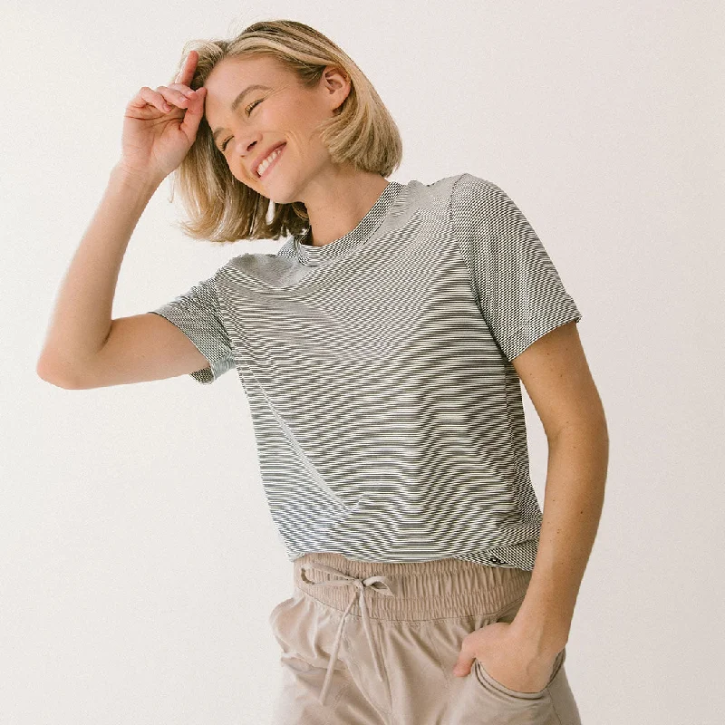 Early Access Boyfriend Tee, Sweet Stripe