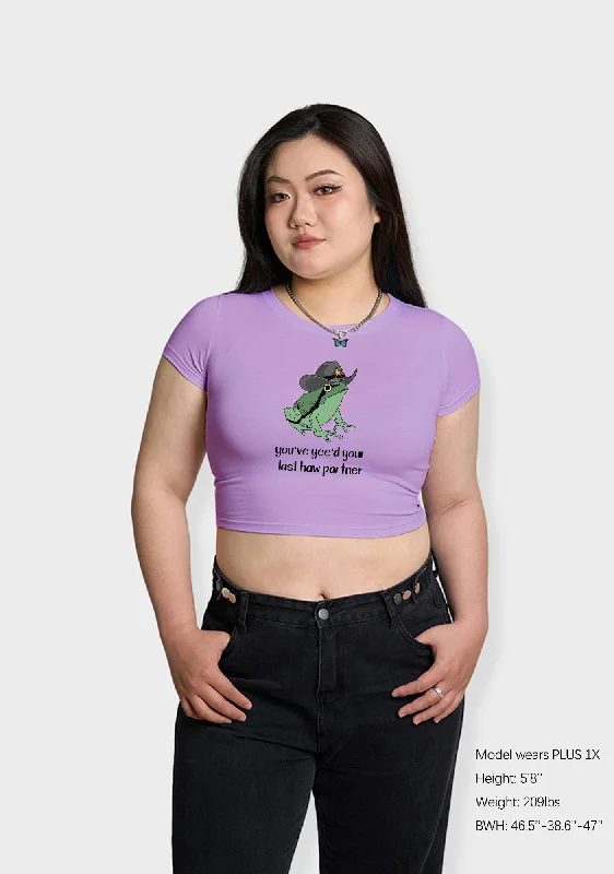 Curvy You've Yee'd Your Last Haw Partner Baby Tee