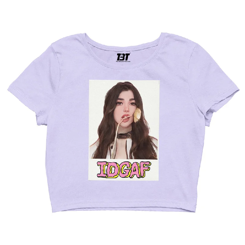 Dua Lipa Crop Top - IDGAF