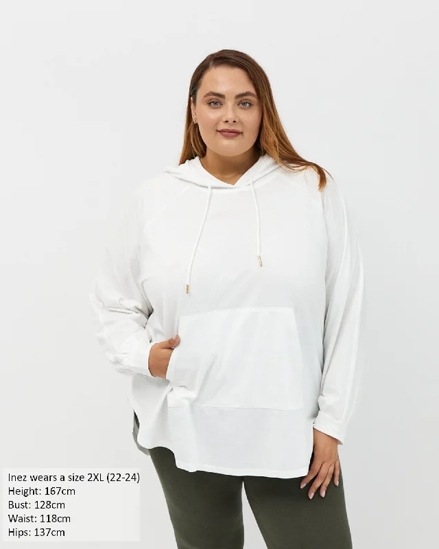 Weekend Special Chelle Long Sleeve Hoodie - White
