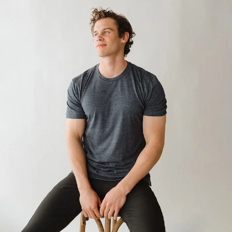 Weekend Deals That Impress Men's Classic Tee, Heather Navy