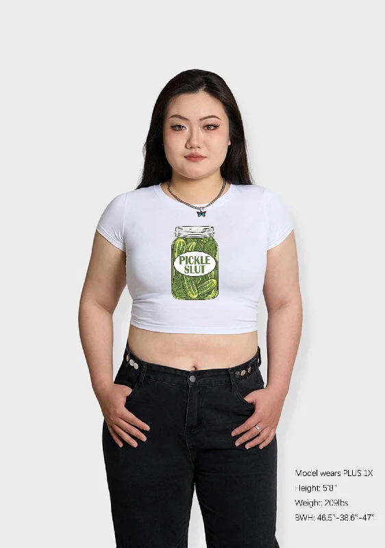 Curvy Pickle Slxt Baby Tee