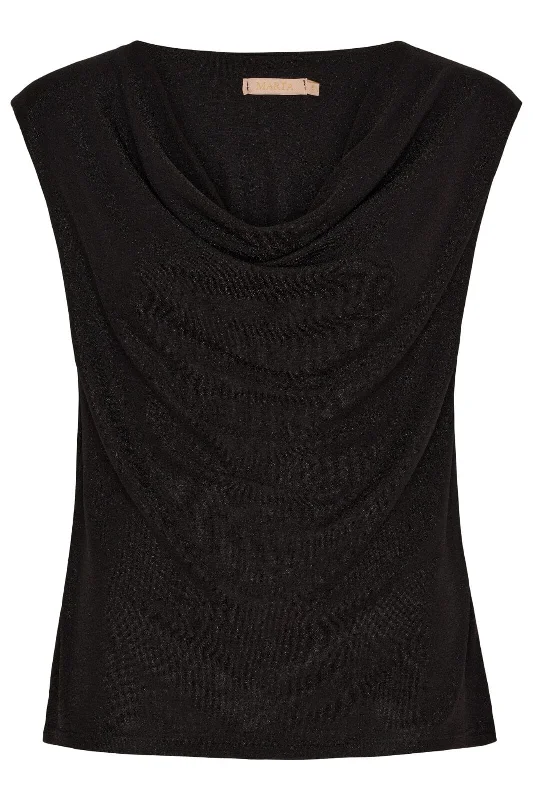 Marta Du Chateau - Mdcapolline Top 6341 - Black