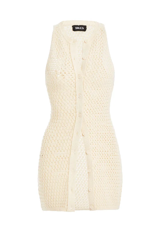 Tilli Knit Crochet Vest