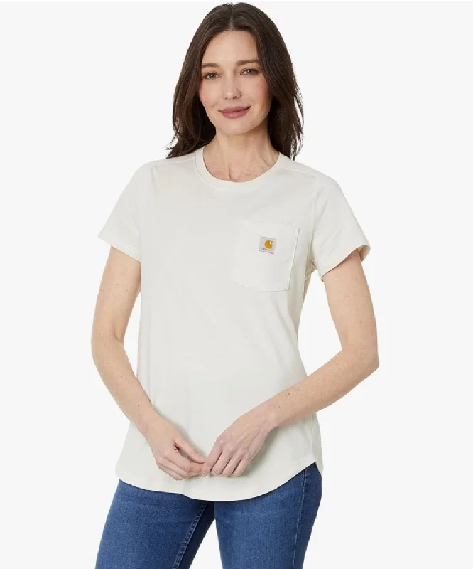 Carhartt Women's Force Short Sleeve Pocket T-Shirt - Malt