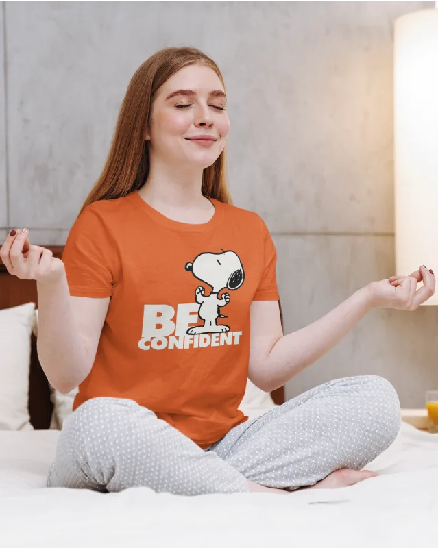 Snoopy - Be Confident: Regular Fit T-SHIRTS