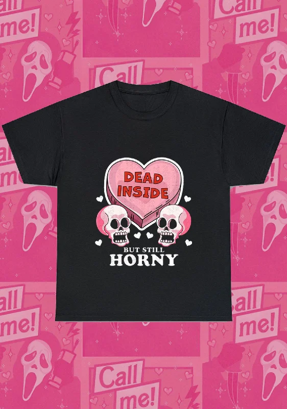 Halloween Dead Inside But Still Horxy Chunky Shirt